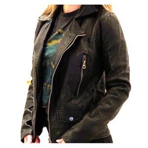 Black pleather jacket